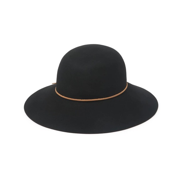 Phenix Round Crown Wool Felt Floppy Hat Leather Strap main image 4